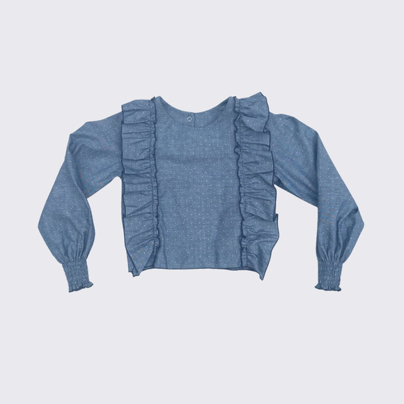 Wren Amber | Shirts & Tops | Nwt Wren Amber Clothing Sarah Ruffle ...